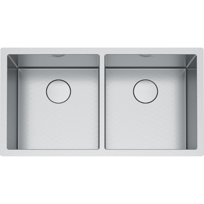 Franke PS2X120-16-16-CA Professional 2 Undermount 16G Stainless Steel Double 39Cab