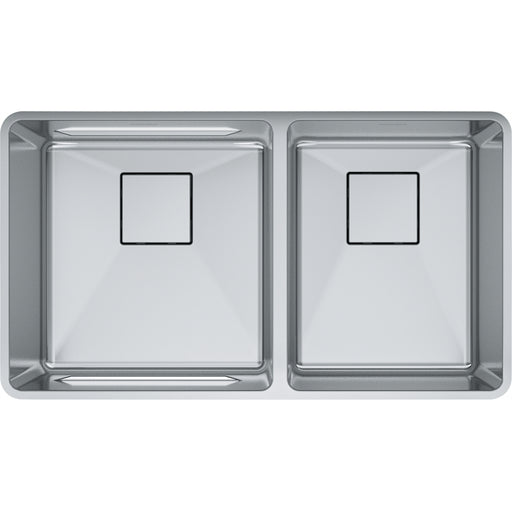 Franke PTX160-31-CA Pescara Undermount 18Ga Stainless Steel Double 36Cab