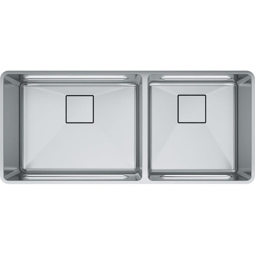 Franke PTX160-40-CA Pescara Undermount 18Ga Stainless Steel Double 45Cab