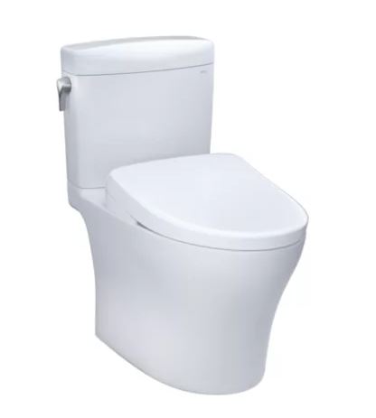 TOTO MW4364736CEMFGNA 2 PIECE AQUIA IV CUBE WITH  WASHLET+ AND AUTO FLUSH