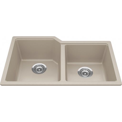 Kindred MGC2031U-9 Urban Undermount Granite Double Sink 36Cab