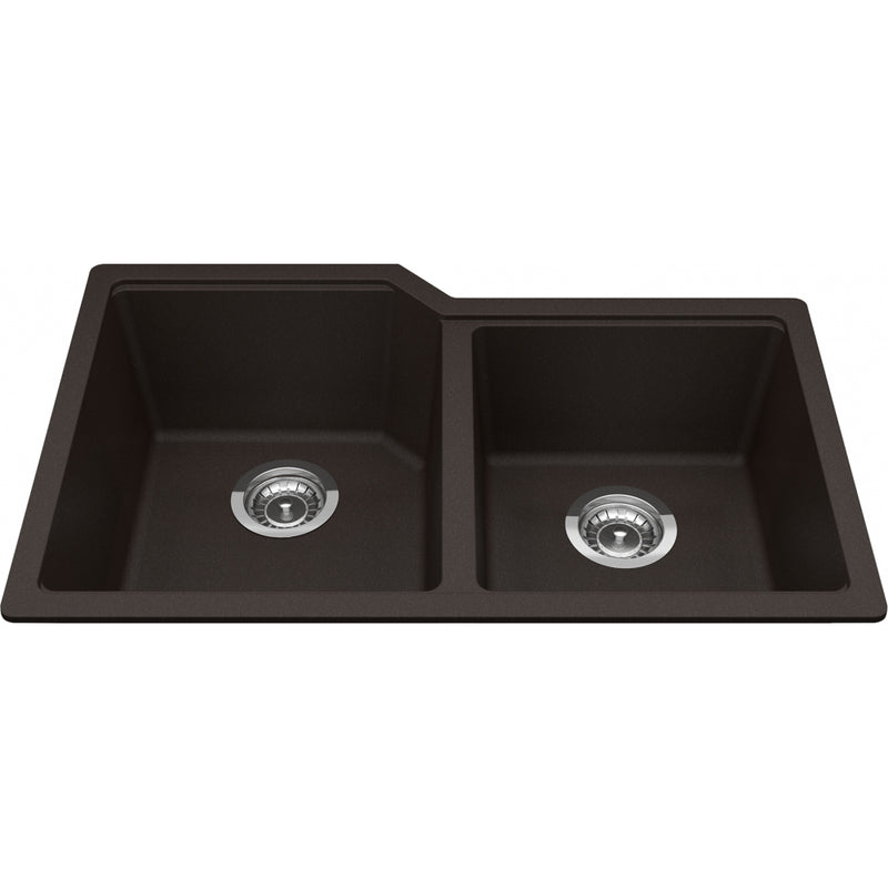 Kindred MGC2031U-9 Urban Undermount Granite Double Sink 36Cab