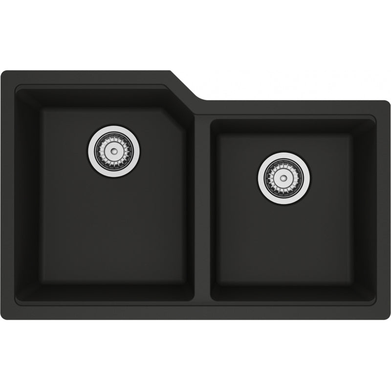 Kindred MGC2031U-9 Urban Undermount Granite Double Sink 36Cab