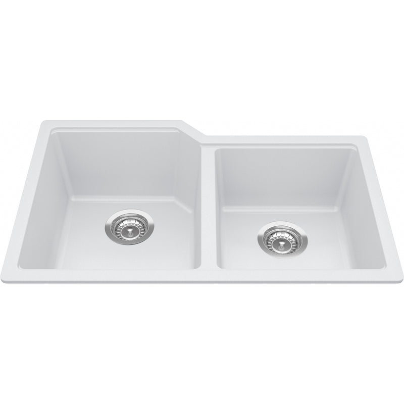 Kindred MGC2031U-9 Urban Undermount Granite Double Sink 36Cab