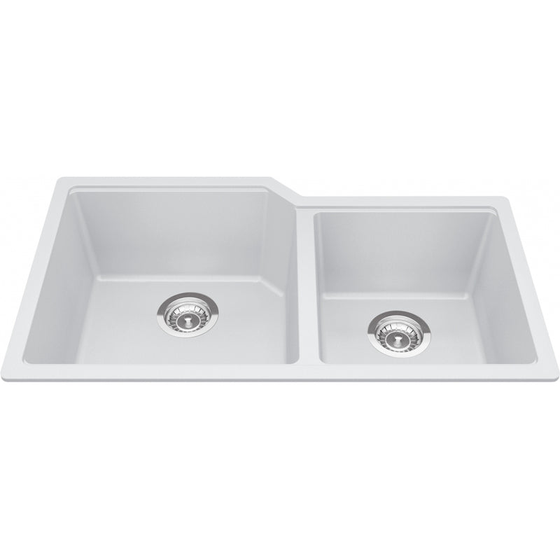 Kindred MGC2034U-9 Urban Undermount Granite Double Sink 39Cab