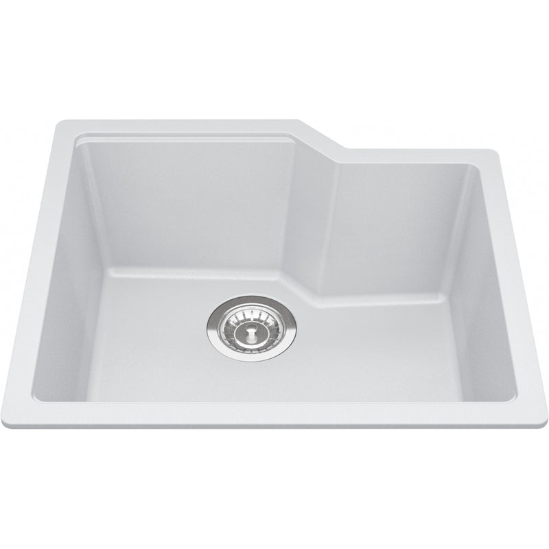 Kindred MGS2022U-9 Urban Undermount Granite Single Sink 27Cab