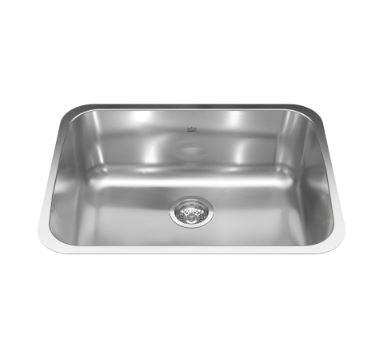 Kindred NS1925U-9 Reginox Undermount 18G Stainless Steel Single Sink