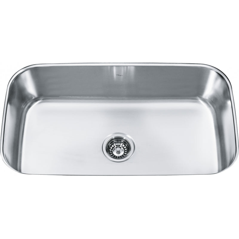 Kindred NS1930U-9 Reginox Undermount 18G Stainless Steel Single Sink