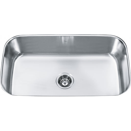 Kindred NS1930U-9 Reginox Undermount 18G Stainless Steel Single Sink