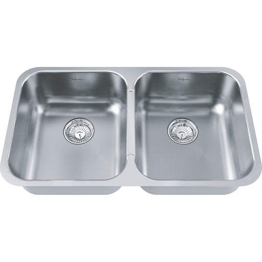 Kindred RDU1831-7 Reginox Undermount 20G Stainless Steel Double Sink
