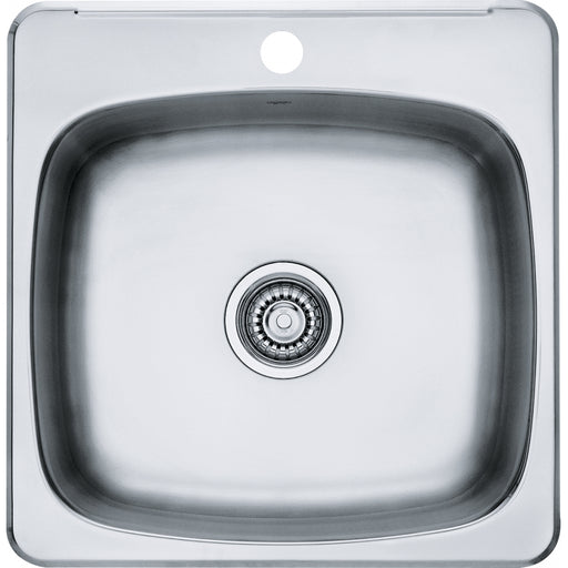 Kindred RSL5251-1 Reginox Topmount 20G Stainless Steel Single Sink 1 Hole