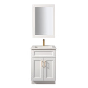 TC 24" Shaker Single Sink Vanity with Bevelled Panels