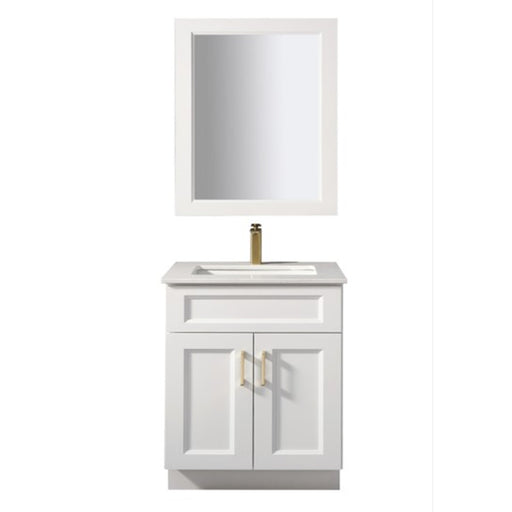 TC 30" Shaker Single Sink Vanity with Bevelled Panels