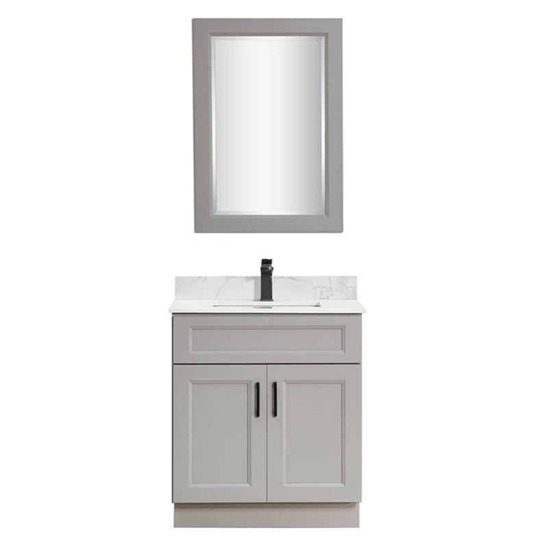 TC 36" Shaker Single Sink Vanity with Bevelled Panels