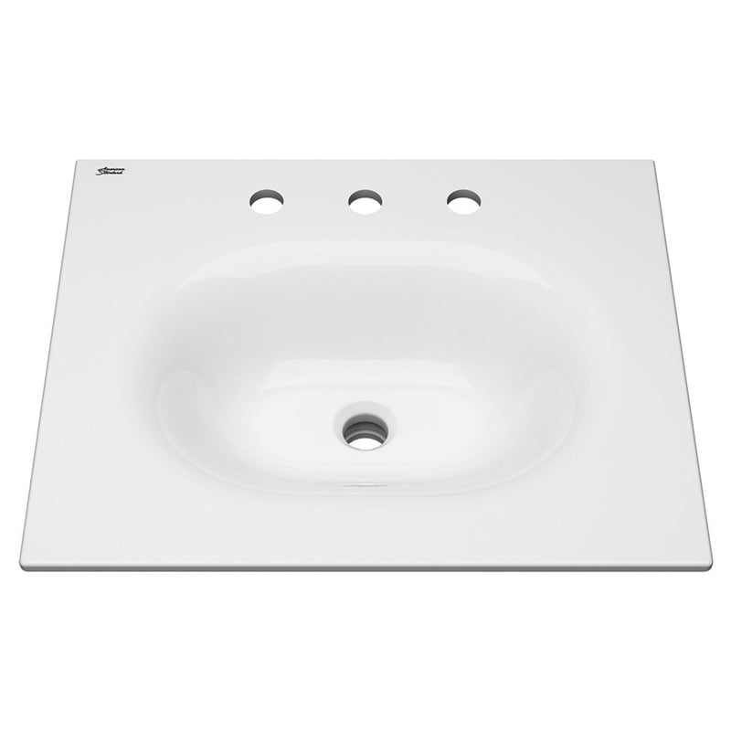 American Standard Studio S 24-Inch Vitreous China Vanity Sink Top 8-Inch Centers