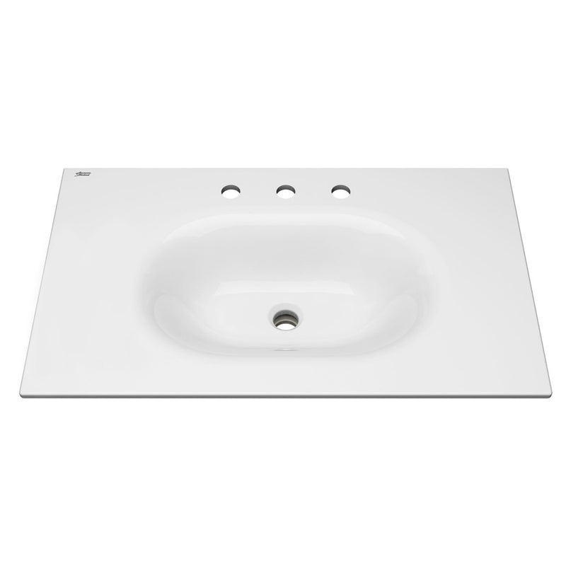 American Standard Studio S 33-Inch Vitreous China Vanity Sink Top 8-Inch Centers