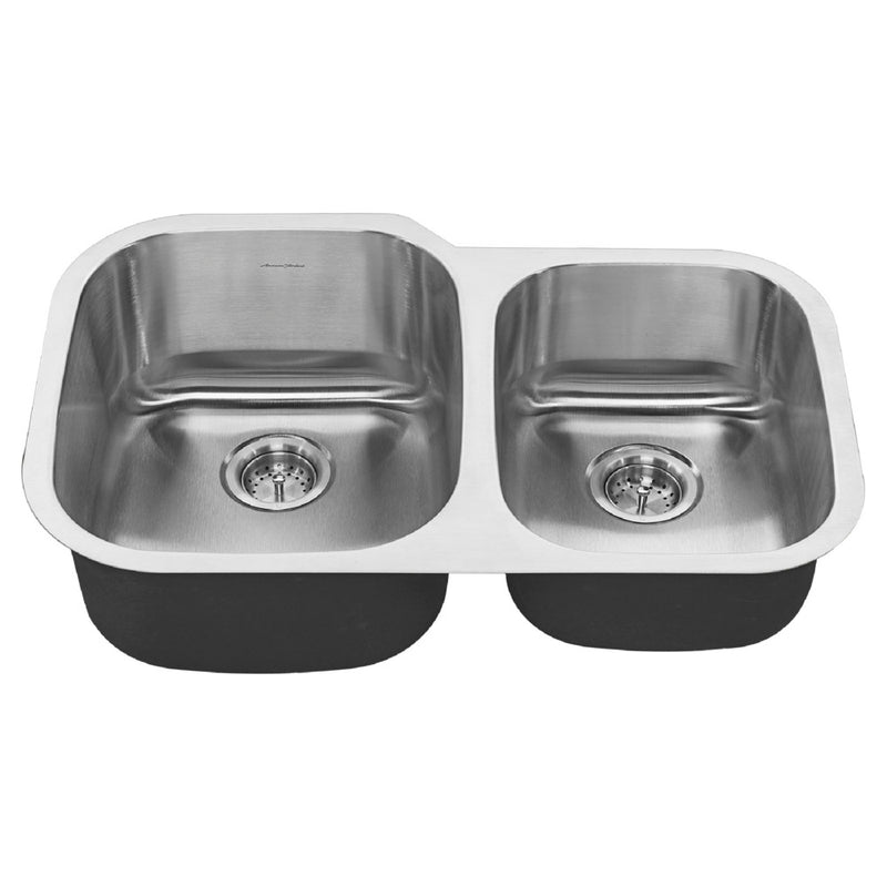 American Standard Portsmouth 32 x 21-Inch Stainless Steel Undermount Double-Bowl Kitchen Sink