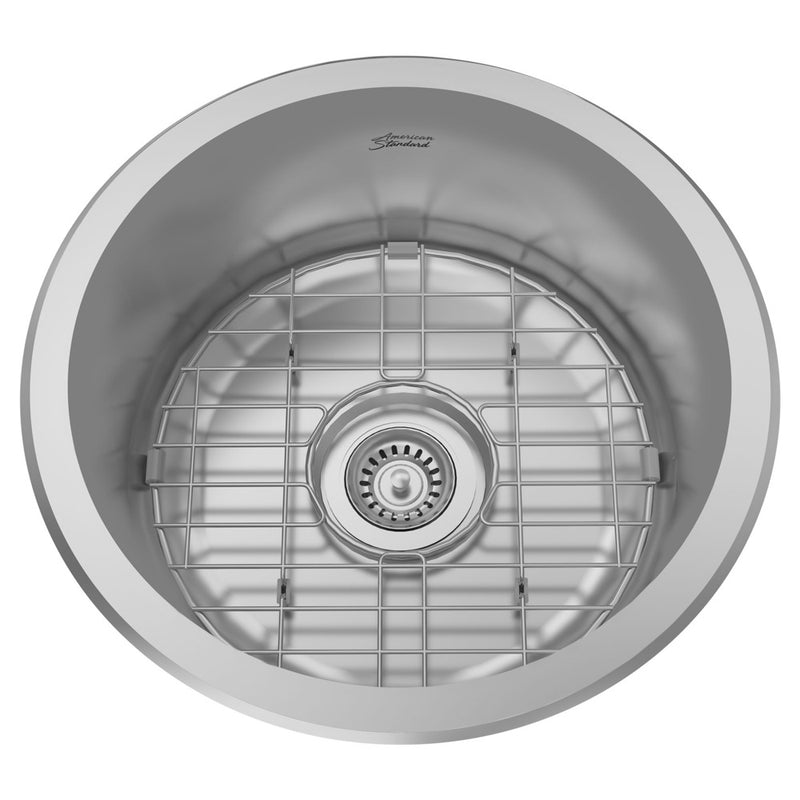 American Standard Portsmouth 16 x 16-Inch Stainless Steel Undermount Round Single-Bowl Kitchen Sink