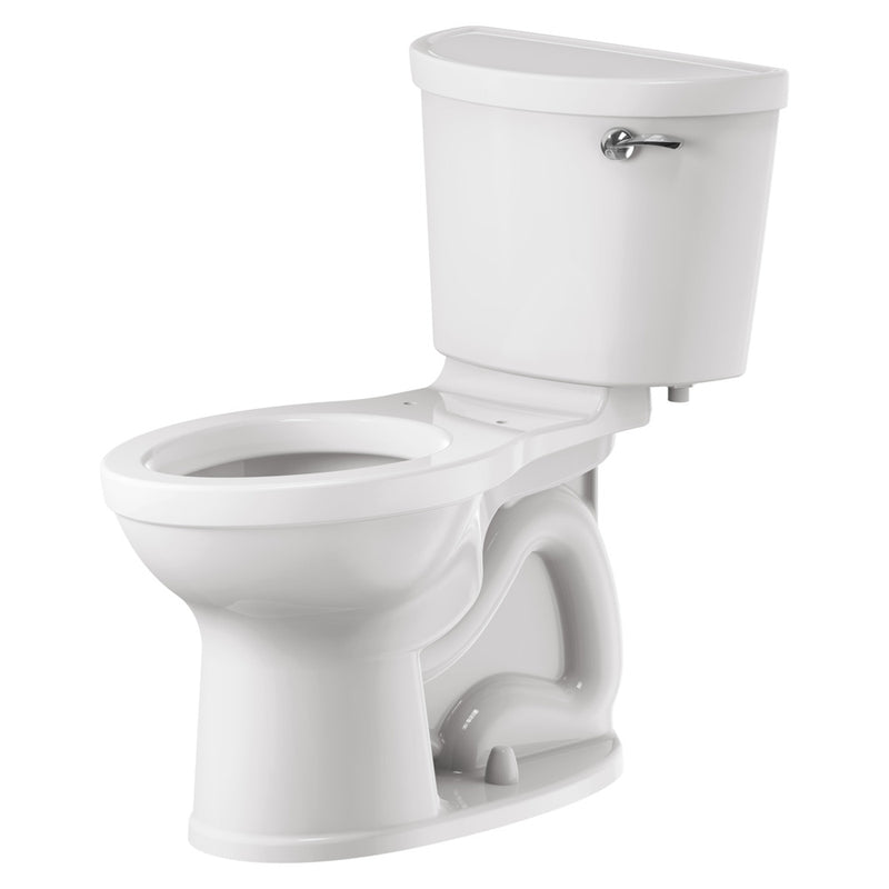 American Standard Champion PRO Two-Piece 1.28 gpf/4.8 Lpf Chair Height Elongated Right-Hand Trip Lever Toilet Less Seat