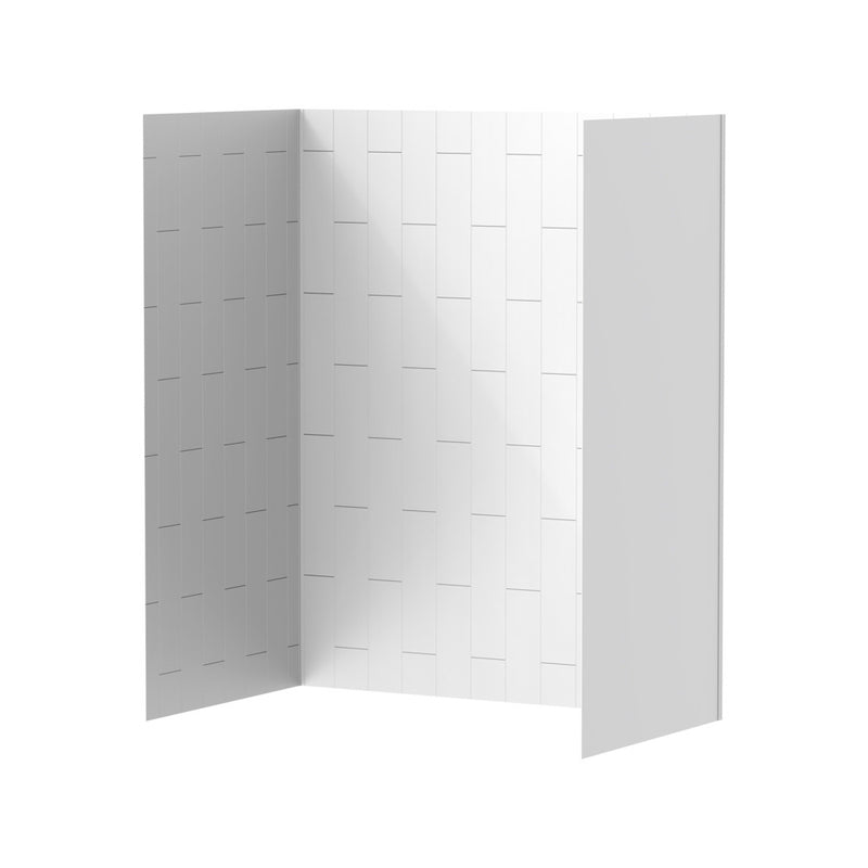 American Standard Aspirations 60 x 36 x 72-Inch Vertical Tile Bath Wall Set