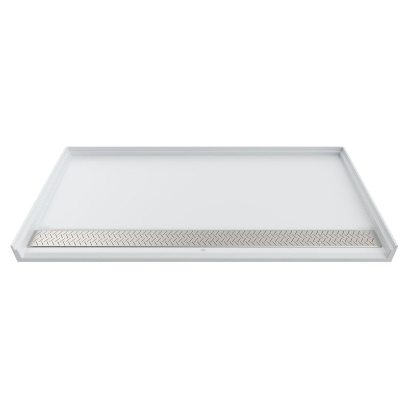 American Standard Townsend 64 x 38-Inch Single Threshold ADA Shower Base With Linear Drain