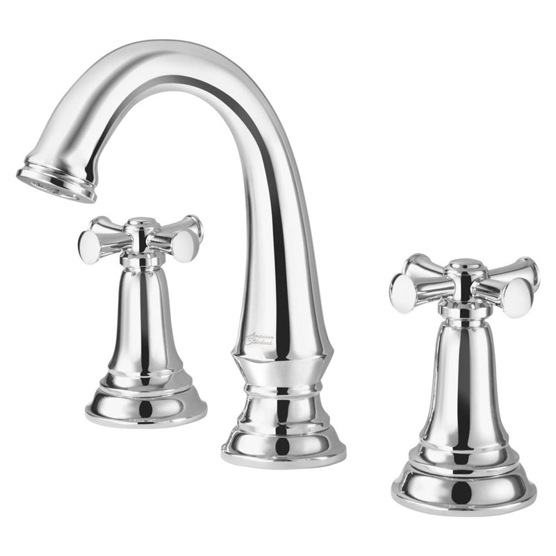 American Standard Delancey 8-Inch Widespread 2-Handle Bathroom Faucet 1.2 gpm/4.5 L/min With Cross Handles