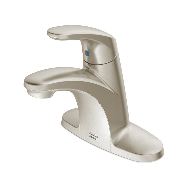 American Standard Colony PRO 4-Inch Centerset Single-Handle Bathroom Faucet 1.2 gpm/4.5 Lpm Less Drain With Lever Handle