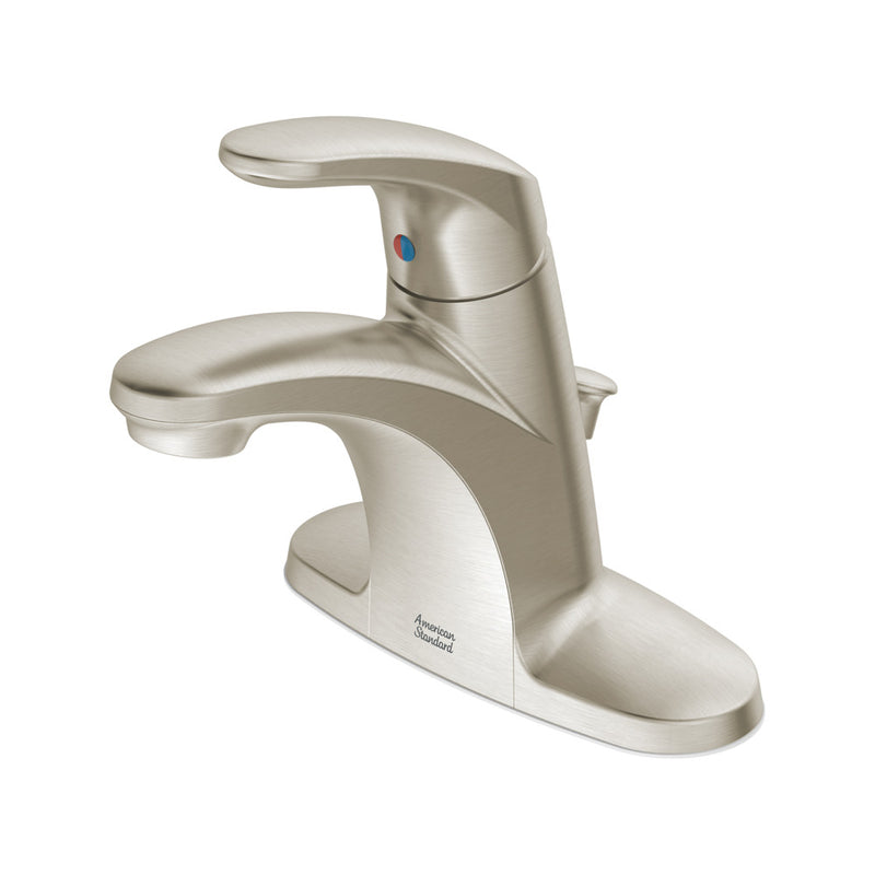 American Standard Colony PRO 4-Inch Centerset Single-Handle Bathroom Faucet 1.2 gpm/4.5 Lpm Less Drain With Lever Handle