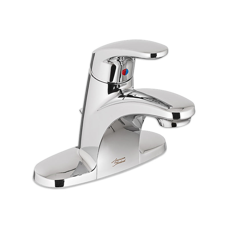 American Standard Colony PRO 4-Inch Centerset Single-Handle Bathroom Faucet 1.2 gpm/4.5 L/min With Grid Drain and Lever Handle