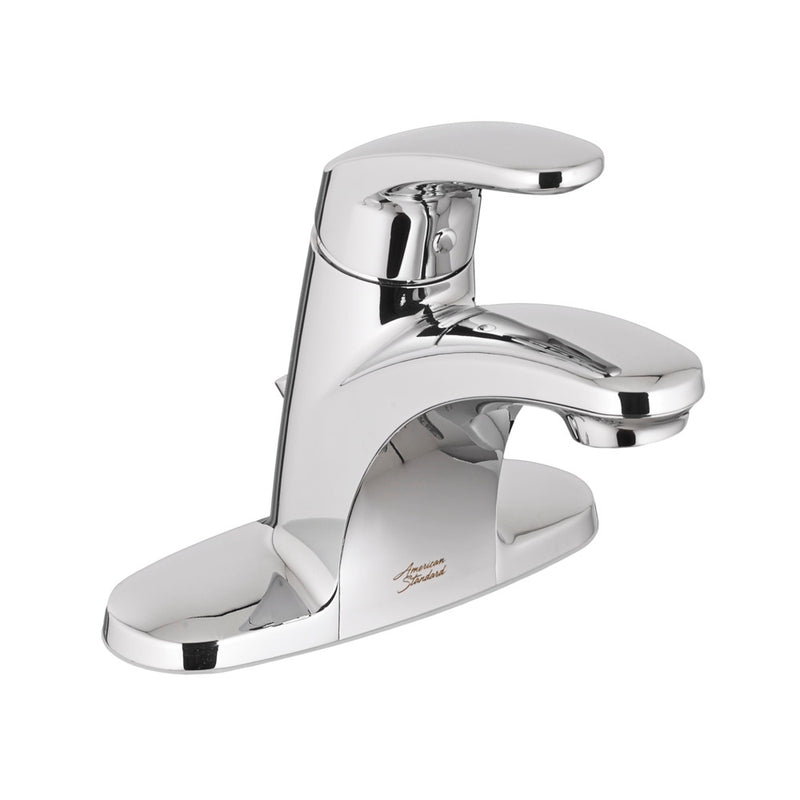 American Standard Colony PRO 4-Inch Centerset Single-Handle Bathroom Faucet 0.5 gpm/1.9 L/min Less Drain With Lever Handle