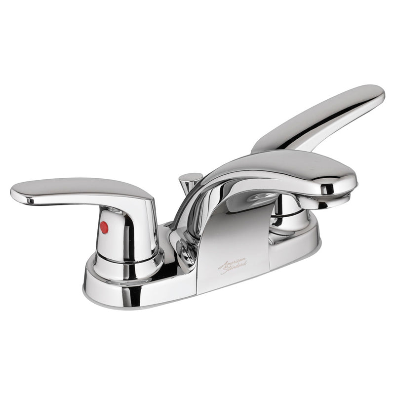 American Standard Colony PRO 4-Inch Centerset 2-Handle Bathroom Faucet 1.2 gpm/4.5 Lpm Less Drain With Lever Handles