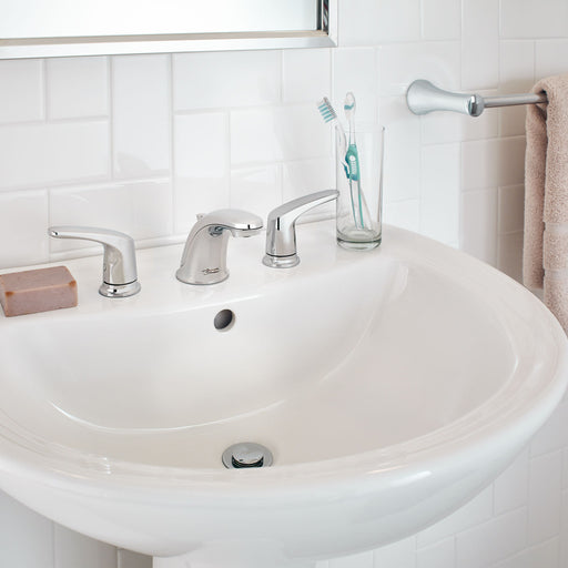 American Standard Colony PRO 8-Inch Widespread 2-Handle Bathroom Faucet 1.2 gpm/4.5 L/min With Lever Handles