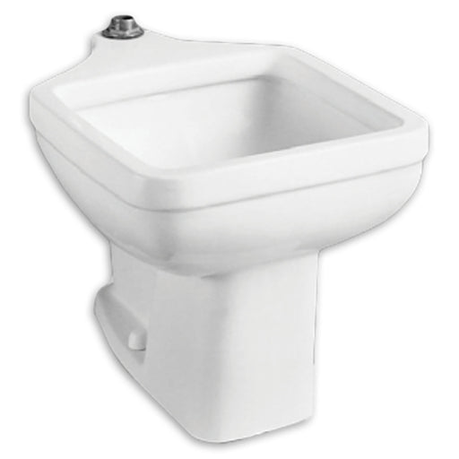 American Standard Terrazzo Pedestal Base for Clinic Service Sink Black on White Finish