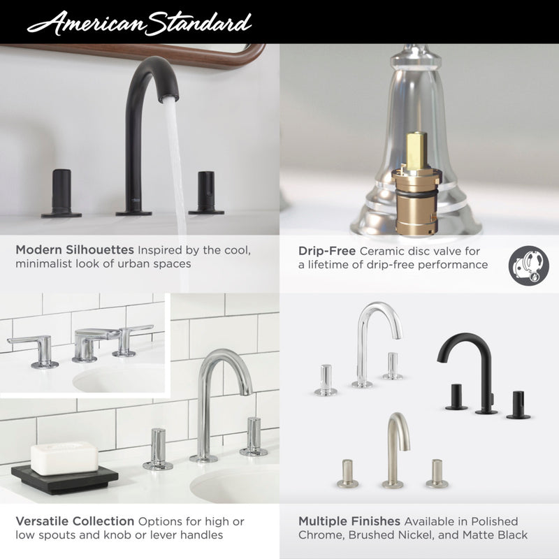 American Standard Studio S Single Hole Single-Handle Bathroom Faucet 1.2 gpm/ 4.5 L/min With Lever Handle
