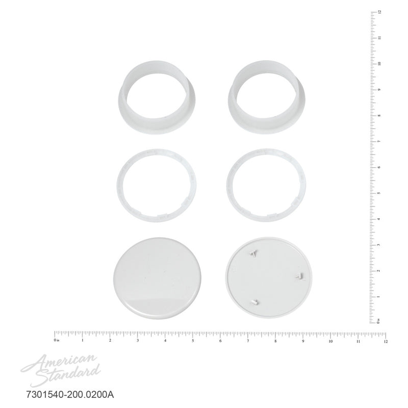 American Standard Bolt Cap Cover Replacement Kit for Concealed Trap Bowl