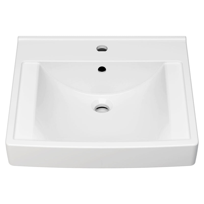 American Standard Decorum 21 x 20-1/4-Inch (533 x 514 mm) Wall-Hung EverClean Sink With Center Hole Only