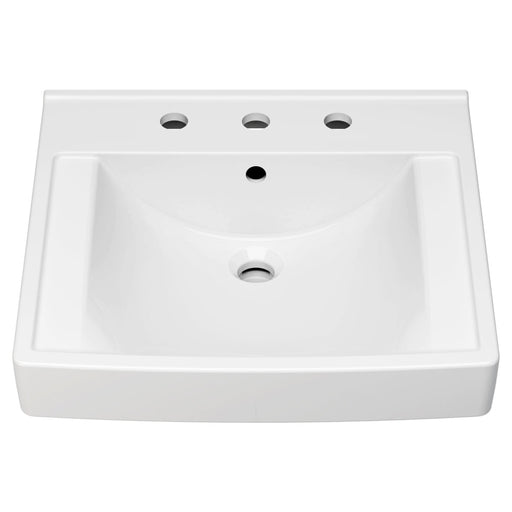 American Standard Decorum 21 x 20-1/4-Inch (533 x 514 mm) Wall-Hung EverClean Sink With 8-Inch Widespread