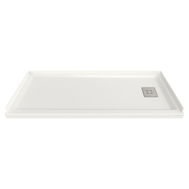 American Standard Studio 60 x 30-Inch Single Threshold Shower Base With Right-Hand Outlet