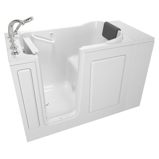 American Standard Gelcoat Premium Series 28 x 48-Inch Walk-in Tub With Soaking Bath - Left-Hand Drain With Faucet
