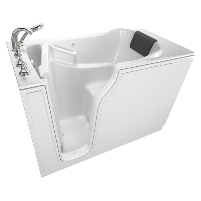 American Standard Gelcoat Premium Series 30 x 52 -Inch Walk-in Tub With Air Spa System - Left-Hand Drain With Faucet