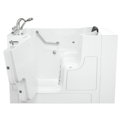 American Standard Gelcoat Premium Series 30 x 52-Inch Walk-in Tub With Combination Air Spa and Whirlpool Systems - Left-Hand Dra