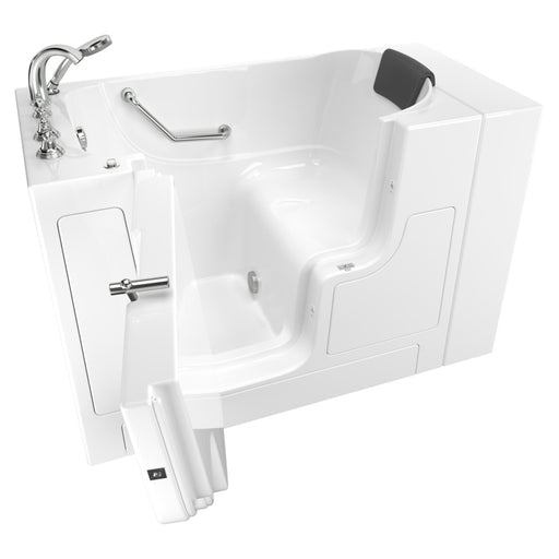 American Standard Gelcoat Premium Series 30 x 52-Inch Walk-in Tub With Soaking Bath - Left-Hand Drain With Faucet