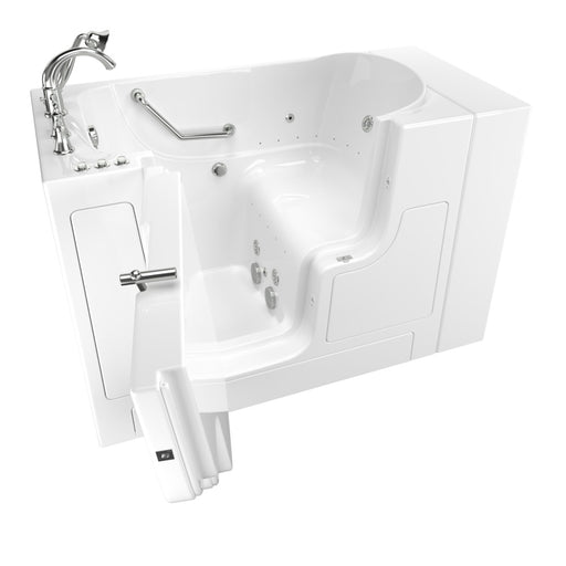 American Standard Gelcoat Value Series 30 x 52-Inch Walk-in Tub With Combination Air Spa and Whirlpool Systems - Left-Hand Drain