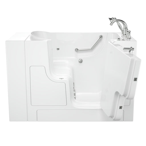 American Standard Gelcoat Value Series 30 x 52-Inch Walk-in Tub With Whirlpool System - Right-Hand Drain With Faucet
