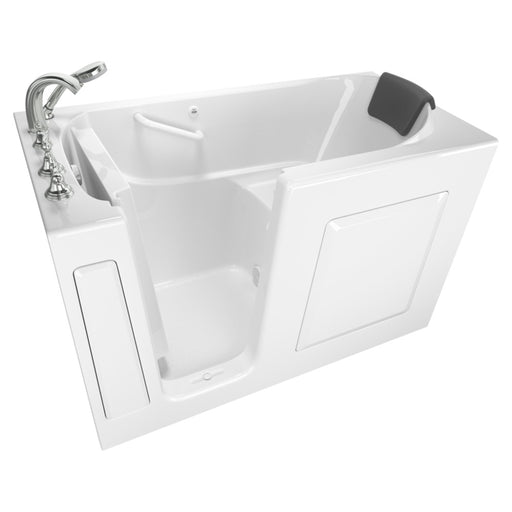 American Standard Gelcoat Premium Series 30 x 60 -Inch Walk-in Tub With Soaking Bath - Right-Hand Drain With Faucet
