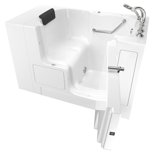 American Standard Gelcoat Premium Series 32 x 52-Inch Walk-in Tub With Soaking Bath - Right-Hand Drain With Faucet