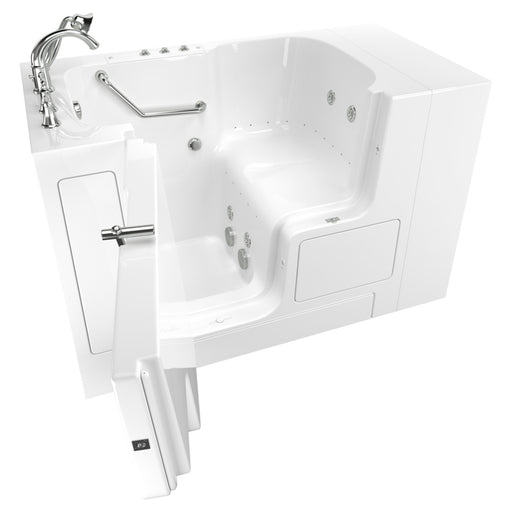 American Standard Gelcoat Value Series 32 x 52-Inch Walk-in Tub With Combination Air Spa and Whirlpool Systems - Left-Hand Drain