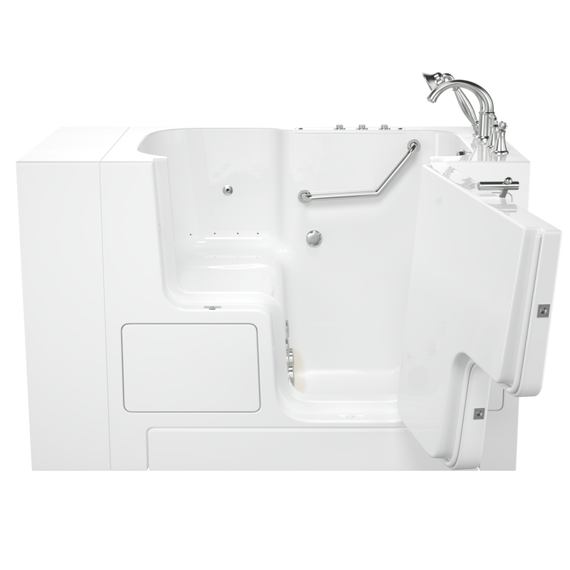 American Standard Gelcoat Value Series 32 x 52-Inch Walk-in Tub With Combination Air Spa and Whirlpool Systems - Right-Hand Drai