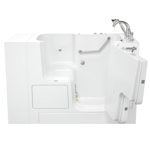 American Standard Gelcoat Value Series 32 x 52-Inch Walk-in Tub With Whirlpool System - Right-Hand Drain With Faucet