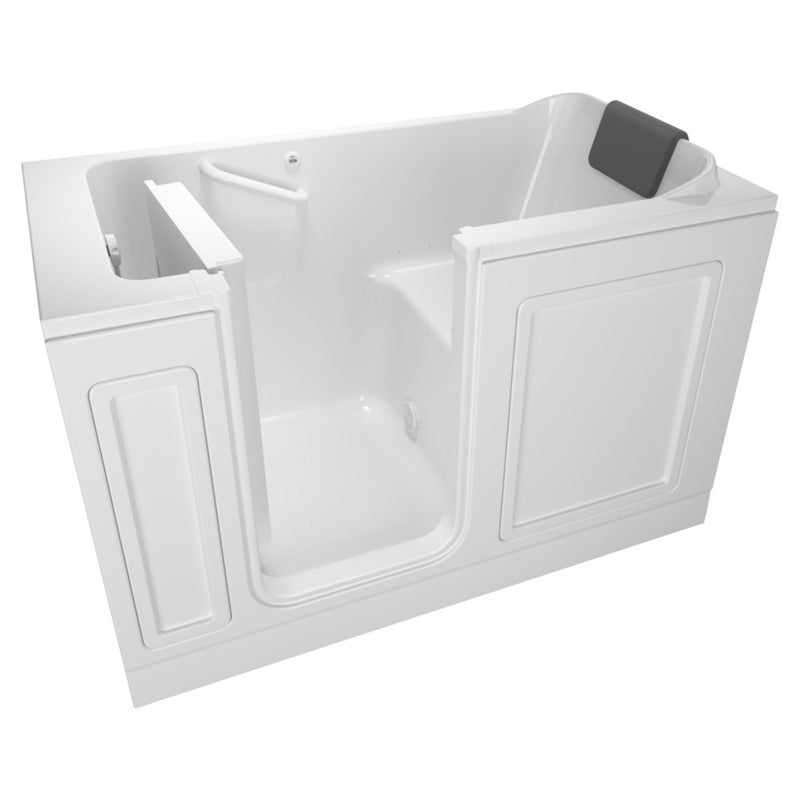 American Standard Acrylic Luxury Series 32 x 60-Inch Walk-in Tub With Whirlpool System - Left-Hand Drain With Faucet